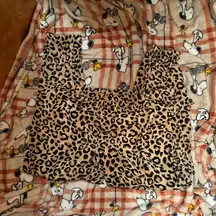 Leopard pajama pants xl