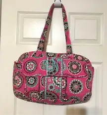 Vera Bradley Large Double Handles Duffel Travel Bag