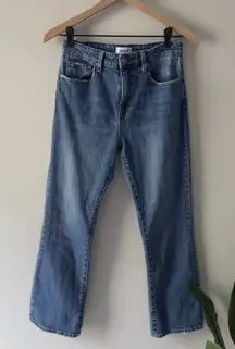 Pistola Light Medium Wash Blue Bootcut Jeans Zip Button Casual Denim Jean Pocket