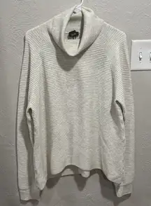 Kuhl Solace Turtleneck Merino Wool Blend Sweater in Natural Size Large