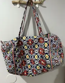 Vera Bradley Womens Sun Valley Pattern Travel Duffel Bag Multicolor‎ READ