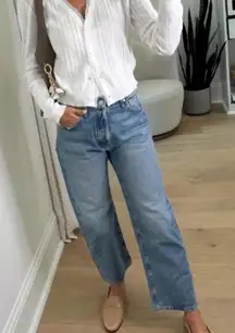 Mother The Ditcher Crop Jeans in Leap at the Chance