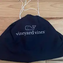 Vineyard Vines Black Drawstring Bag