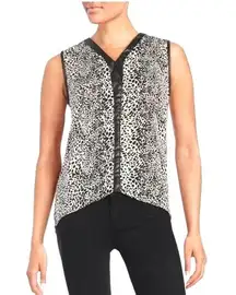 Dex animal print blouse size large