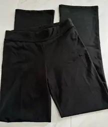 Fishers Finery Boot Leg Bamboo Blend Yoga Pant with back pockets size medium