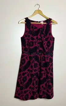 Loft CLEARANCE! Mulberry  Toile Patterned Sleeveless Dress Size 10 Like New