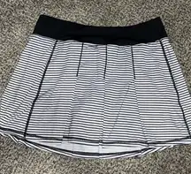 Kyodan - pleated Athletic Skort - Black Striped - PS