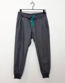 Figs Zamora Jogger Scrub Pants Graphite Gray Size Medium Petite