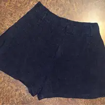 ASOS Stradivaruis Linen Blend Shorts in Black - size 6