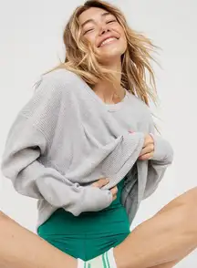 Offline Off the Shoulder Grey Longsleeve