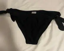 Black Bikini Tie Bottoms