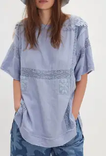Free People Rustic Romance Top in the Country Tide color.