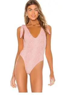 COPY - Tularosa Maryjane One Piece in Rosy Python SZ L