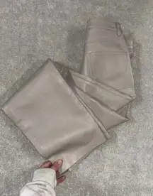 Aritzia Wilfred Women's Sz 4‎ Melina Vegan Faux Leather Pant Beige