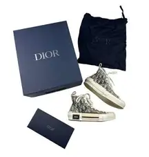 Christian Dior Dior - B23 HIGH-TOP SNEAKER in White and Black