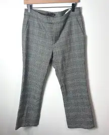 ZARA Woman Grey Plaid Business Casual Pants