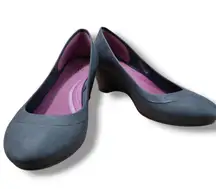 Crocs Shoes Size 7 US Women's Crocs Lina Wedge Pumps Dual Comfort Slip On Wedges Women's Shoes