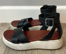 MIA Lunna Open Toe Flatform Platform Sandals