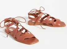 Anthropologie Silent D Gladiator Satelli Tie-Up Sandals