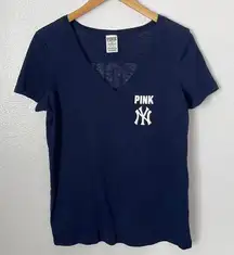 VS Pink x 5th & Ocean NY Yankees Bronx Bombers tee M