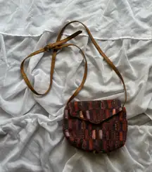 Universal Thread Multicolor Jacquard Fabric Crossbody Bag