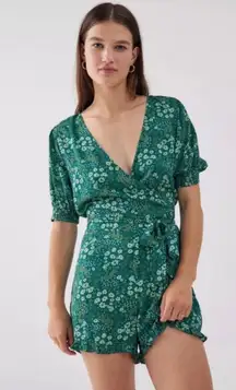 Botanical Wrap Romper