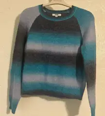 BB Dakota Blue and Gray Gradient Sweater