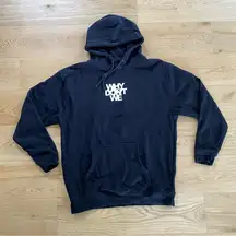 Why Don't We Essentials Graphic Hoodie Black White Size L