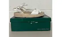 W/box Paul green sz7.5 , UK 5 Mindy white sandal comfy platform super soft