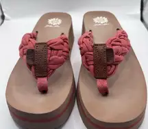Yellowbox women's karnika platform sandal Sienna size 7.5 Pre-Owned