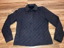 Women's Ralph Lauren Black Label Quilted‎ Jacket Black Large