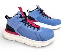 Timberland PRO Womens Composite Safety Toe Work Boots Light Blue Pink Sz 7W