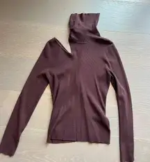 ALC open shoulder turtleneck 