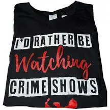 Crime tv watchers must have tee! New
