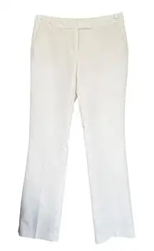 Zara White Trouser Pants Business‎ Casual Career Dressy Bootcut Size S