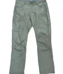 prAna Straight Leg Tan Chino Outdoor Utility‎ Hiking Pants Size 10