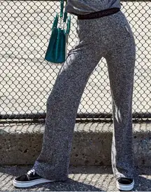 The Kooples Zipped Pocket Light Gray Flare Jogger Pants S