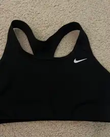 Black Nike Dri-Fit Racerback Sports Bra Medium