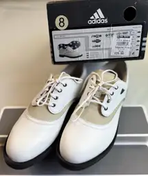 Adidas Z-Traxion Climaproof Adiwear‎ White/Bone Size 8 Womens Golf Shoes New