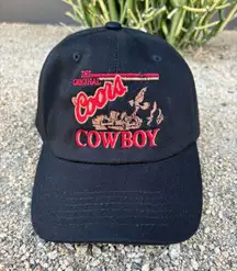 coors cowboy embroidered dad hat