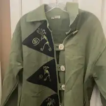 FINAL MARKDOWN Venus unlined kokopelli jacket medium