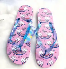 RAINBOW Boutique Pink Pride Rainbow Design Flip Flop 10.5