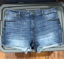 Kut from the Kloth Blue Jean Shorts Classic Style