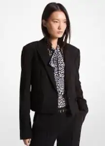 Michael Kors Cropped Boxy Blazer