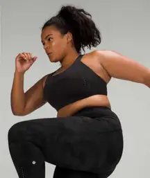 Lululemon AirSupport Bra Black Size 38DD High Support Ultralu Athleisure Running