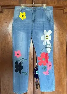 Flower jean