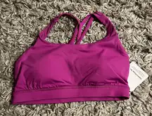 Lululemon energy bra size 6 vivid plum
