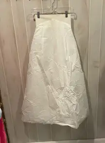 Vintage 70s A-line wedding dress petticoat white boho lingerie intimate fairy