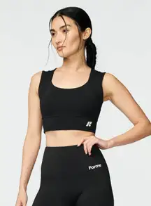 Forme Power Bra Posture Correcting Bra Obsidian Black Size S High Compression