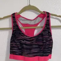 Neon Pink Athletic Sport Bra Size Medium